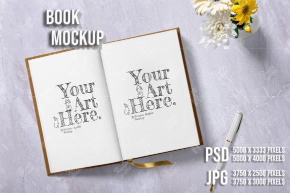 A5 Notebook Page Mockup PSD Template for Graphics and Notebooks Amp