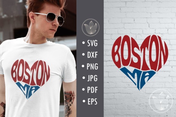 Boston Ma Svg Cut File, Heart Shape Review