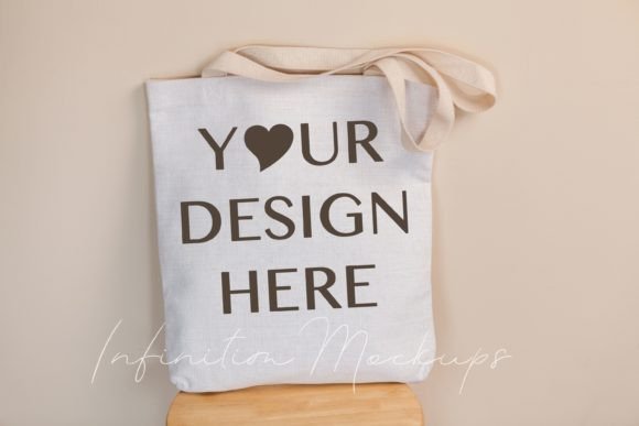 Canvas Tote Mockup for Blog and Web Design