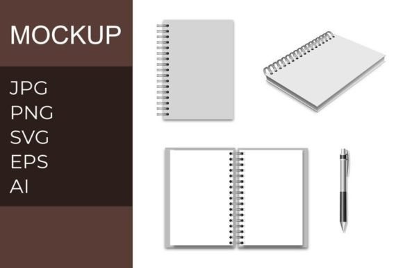 Graphic Design Asset: Note Mockup for Notebooks Amp Projects