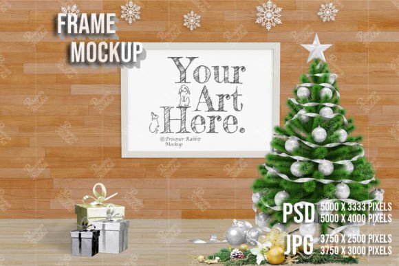 Holiday Seasonal Mockup Easy Template for Christmas Amp Graphics