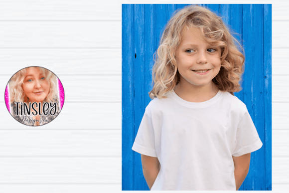 Little Boy Kid Child White Shirt Mockup - A Versatile Graphics Asset for Baby Amp Creations