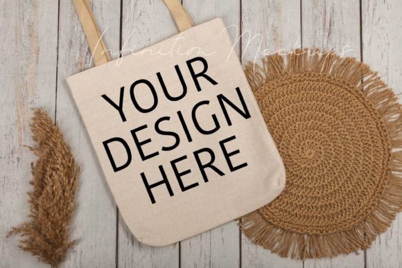 Mock Up Tote Bag Canvas Tote Mockup for Branding and Graphics
