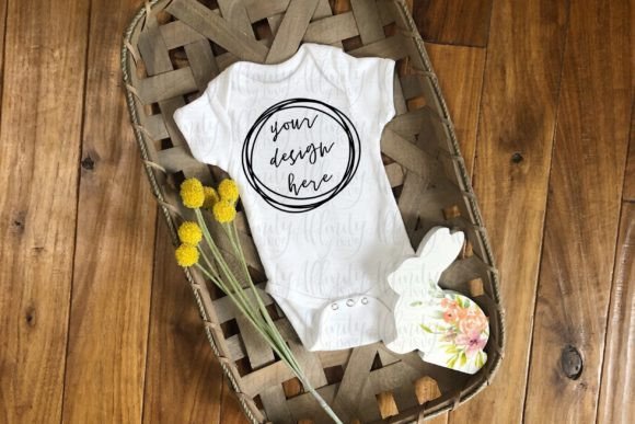 MOCKUP Easter Baby Onesie Styled Mock Review