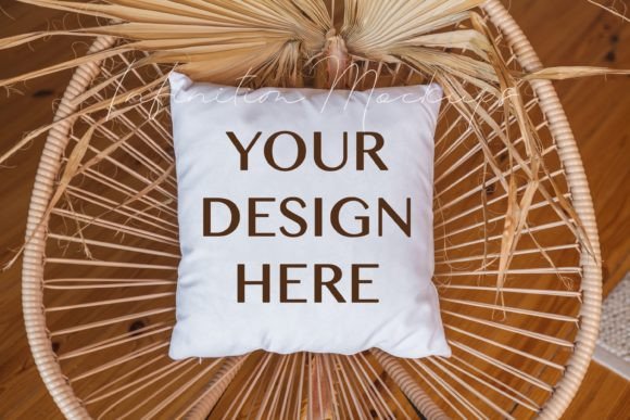 Mockup Pillow Cushion Mock Up for Graphics and Pillows Amp