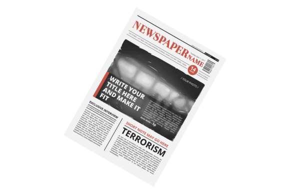 Newspaper Mockup Front Page with Photo - A Graphic Design Asset Review